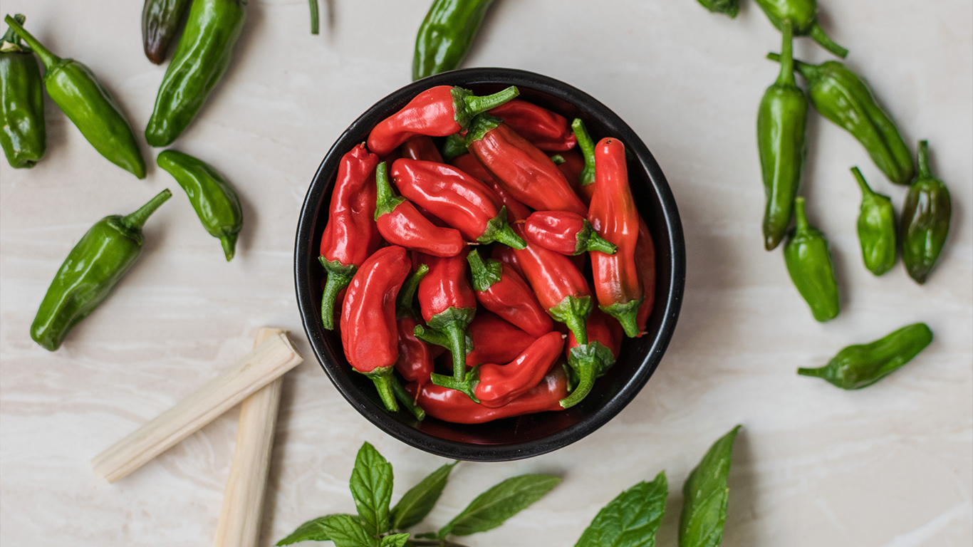 pepper in a bowl